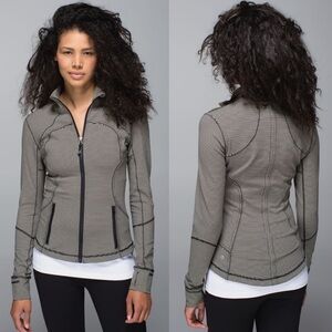 RARE Lululemon Forme Jacket Tonka Stripe Mojave